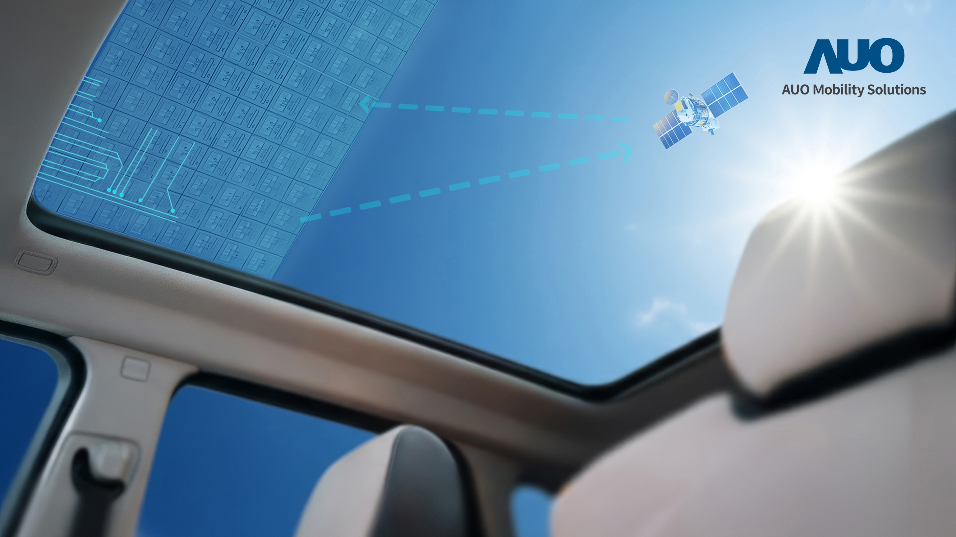 好体育全站登录平台智慧行动携手伙伴公司円通科技，全新发表SatGlass Antenna，将透明的卫星天线隐身于车顶、天窗等结构，透过相控数组天线与低轨卫星高速通讯，实现V2X实时控制、OTA远程更新及购物娱乐等多元功能。
